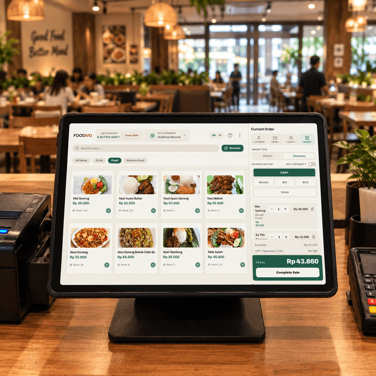 Foodivo POS Dashboard